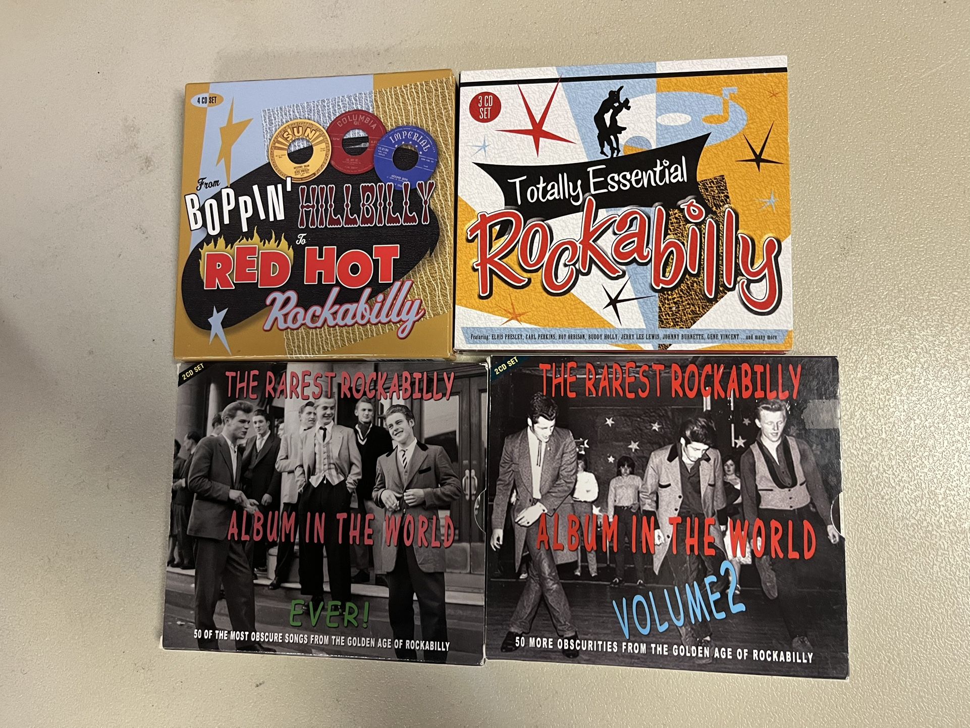 4-Rockabilly CD Sets. 11 CD's