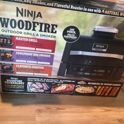 Brand New Never Opened Ninja Woodfire Grill And Smoker