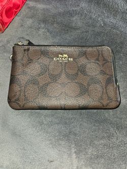 Coach New York Signature Zip Coin Purse