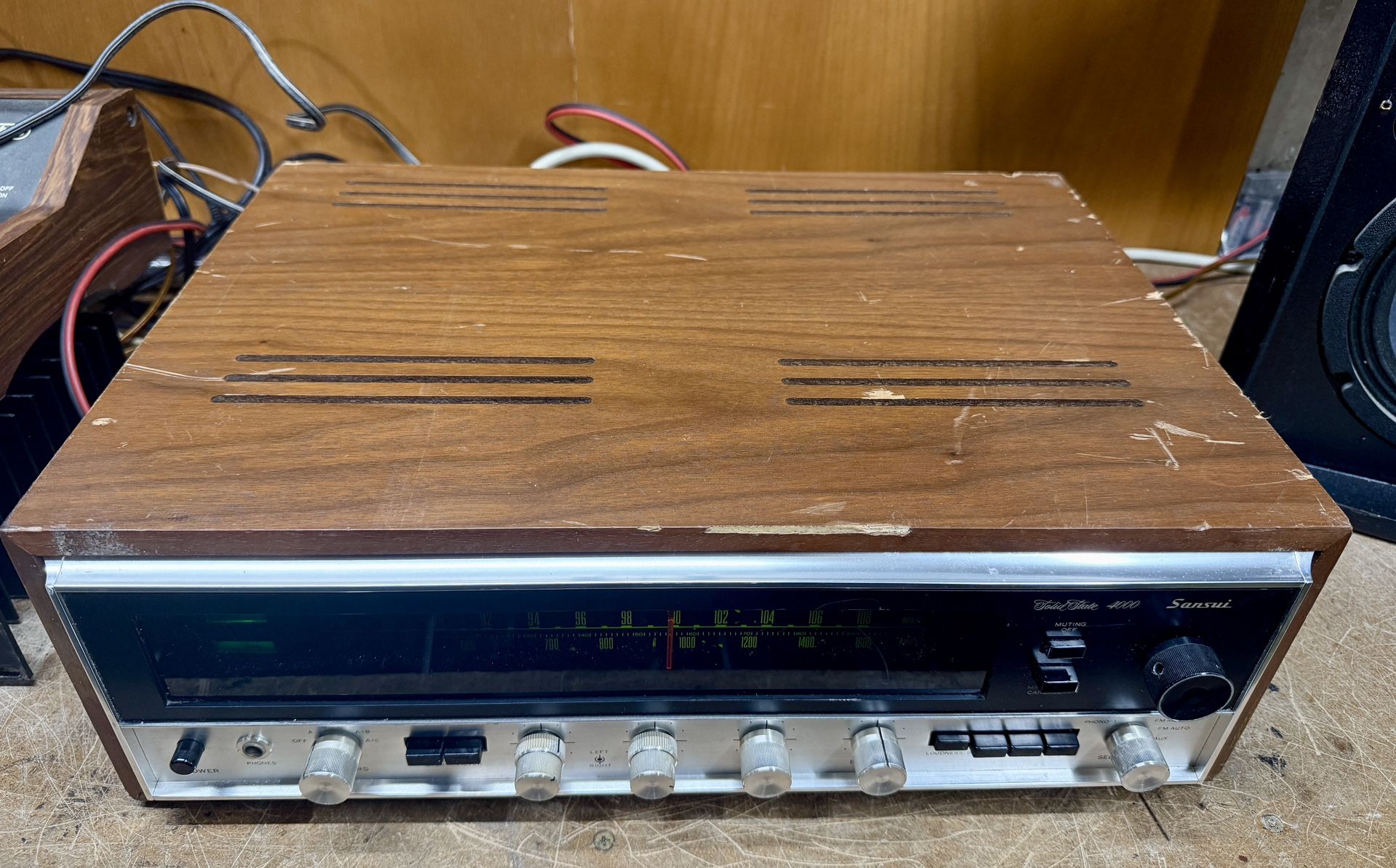 Vintage Sansui Solid State stereo receiver Model 4000