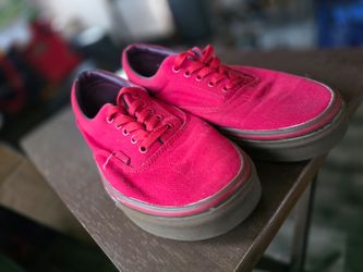 Vans Red canvas shoes