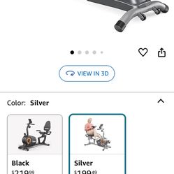Seated Bike Machine