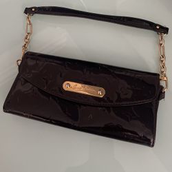 Authentic Louis Vuitton Monogram Vernis Bel Air Pochette