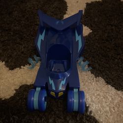 Medium Toy Car. blue, light Blue