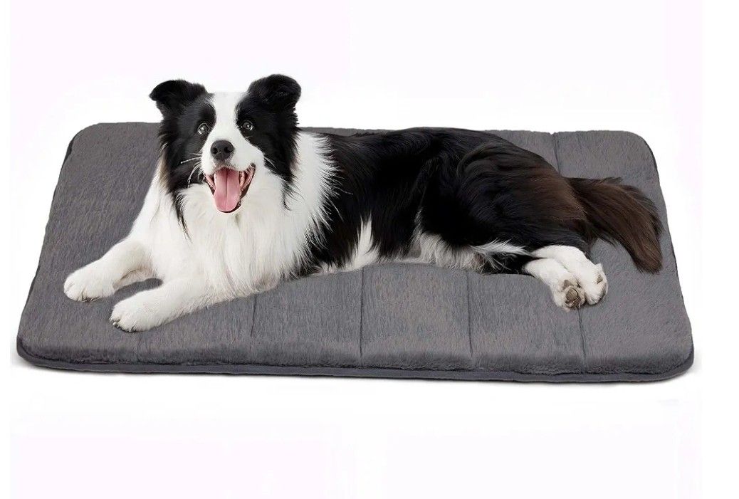 Dog Crate Pad for Large Dogs - Orthopedic Dog Bed with Memory Foam, Washable Soft Warm Pet Mat with Non-Slip Bottom, GBrandYcolnaefllr
ColorWeathered