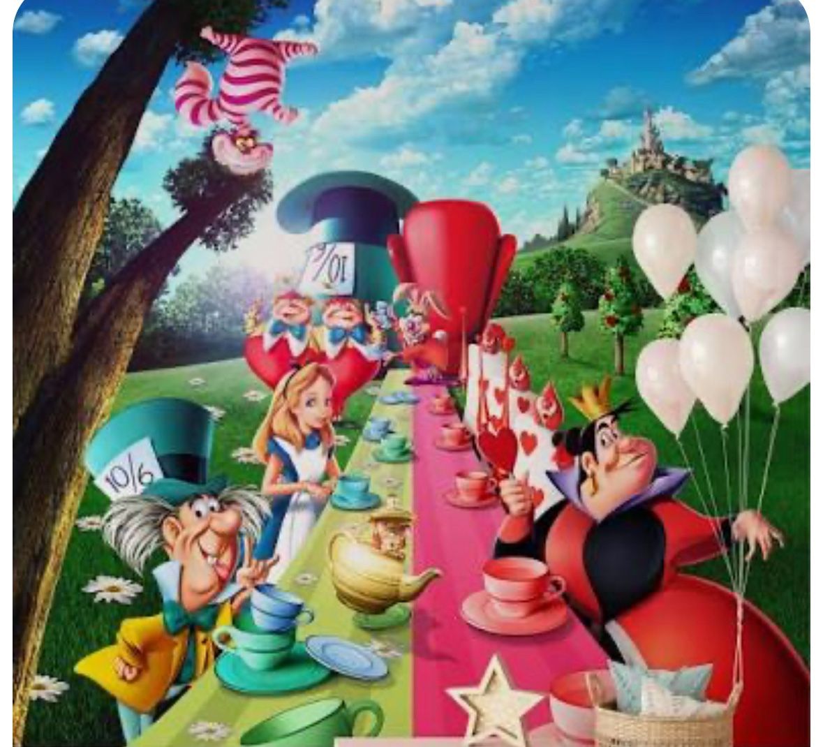 Alice in Wonderland Party Set