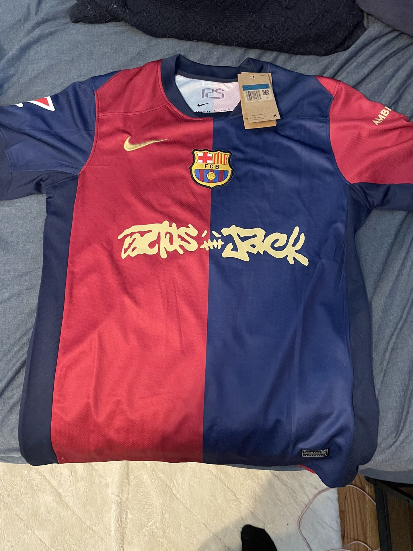 NEW Barcelona/Travis Scott Jersey