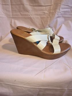 New Italian Shoemakers wedge sandals