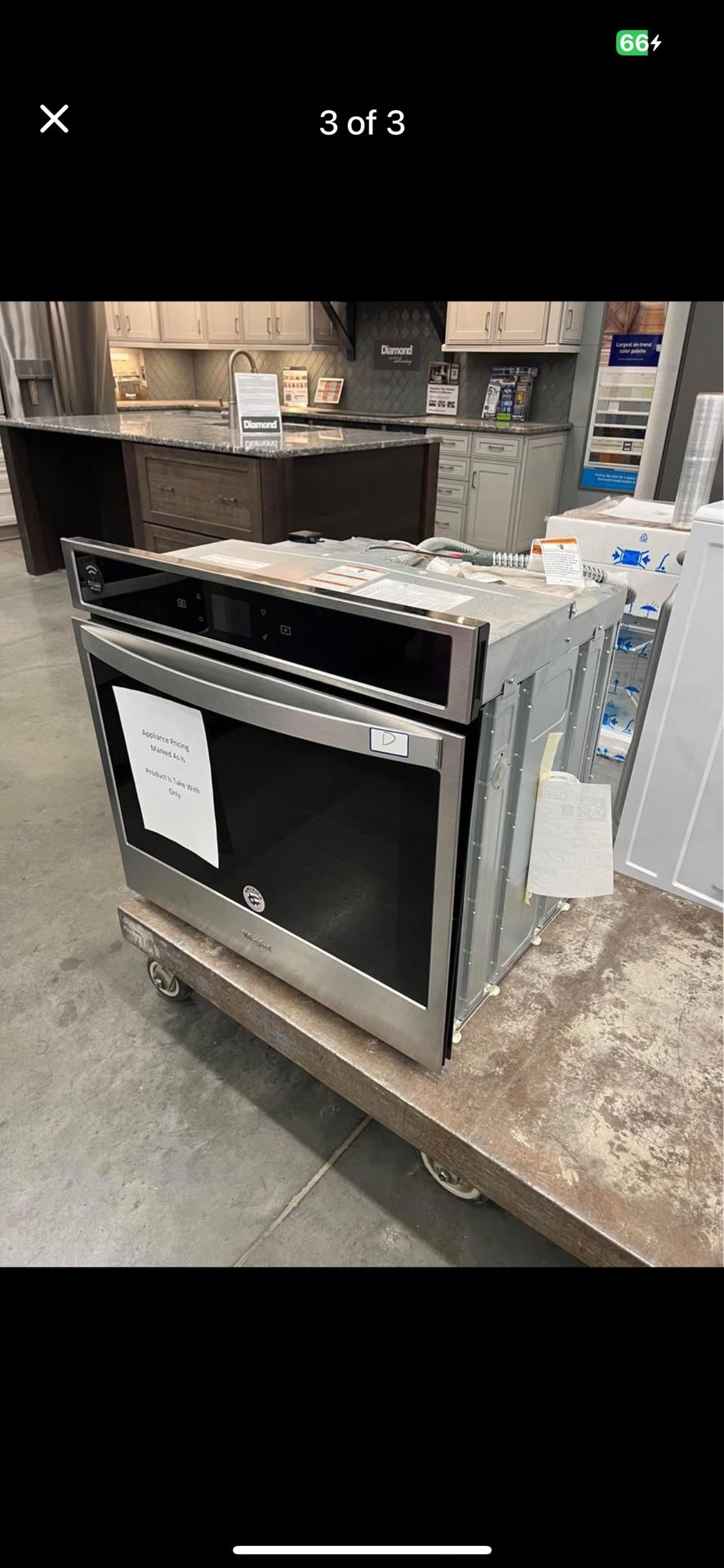 Smart 30 inch Single Electric Wall Oven Self-cleaning ( Stainless steel ) Model #WOS51EC0HS