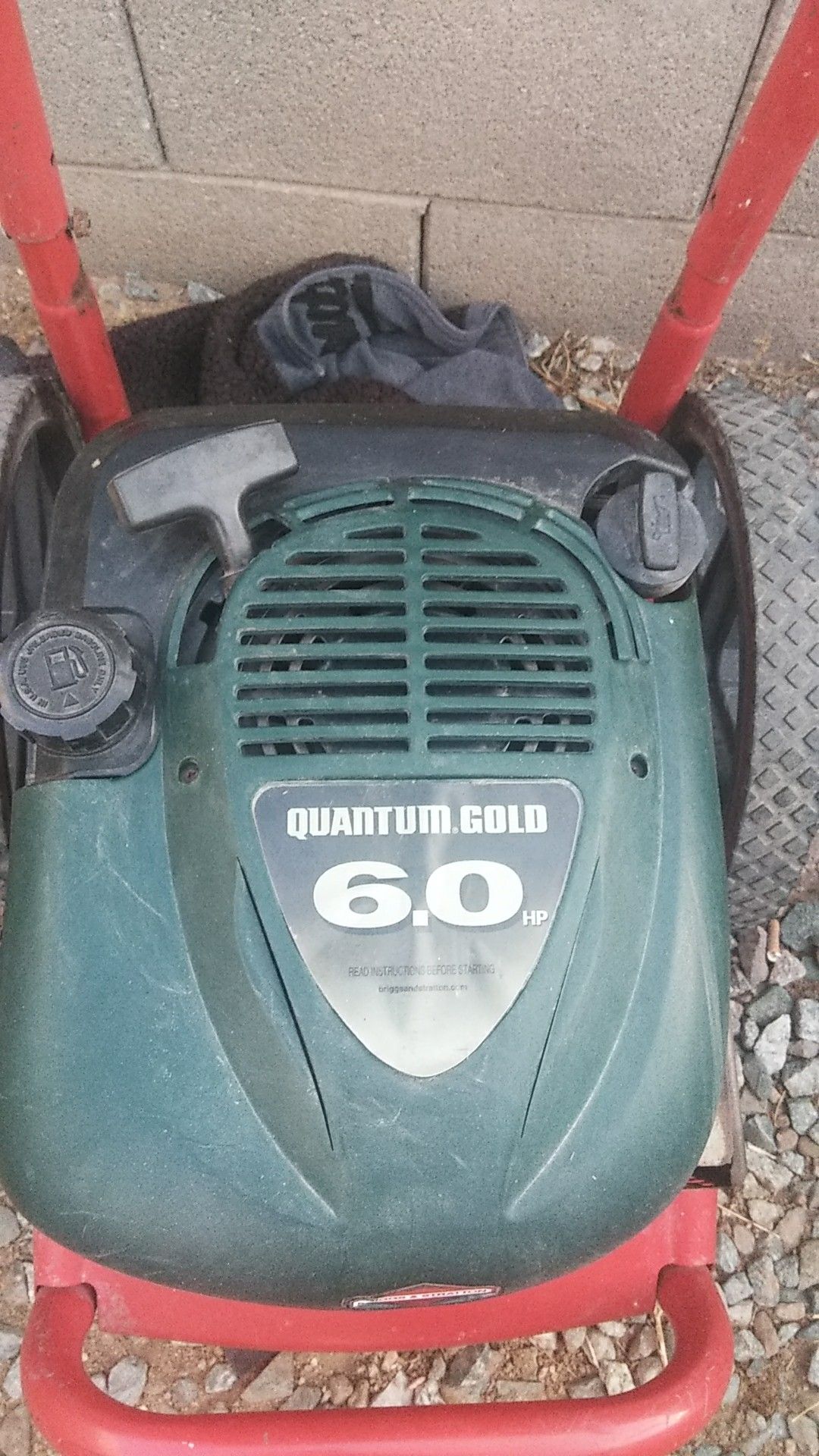 QUANTUM GOLD 6.0 HP Pressure WASHER/ BRIGGS & STRATTON