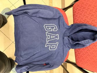 GAP Logo Pullover Hoodie Navy Blue