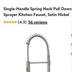 Better homes and gardens. Kitchen faucet with pull down sprayer