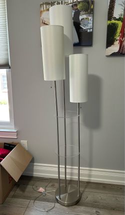 Modern Chrome floor lamp