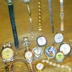 Women's Watches Lot Of 17