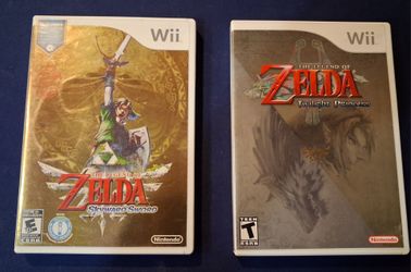 Legend of Zelda Wii Games Bundle – Skyward Sword & Twilight Princess