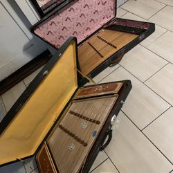 Chinese Hammered Dulcimer Yangqin Vintage Instrument