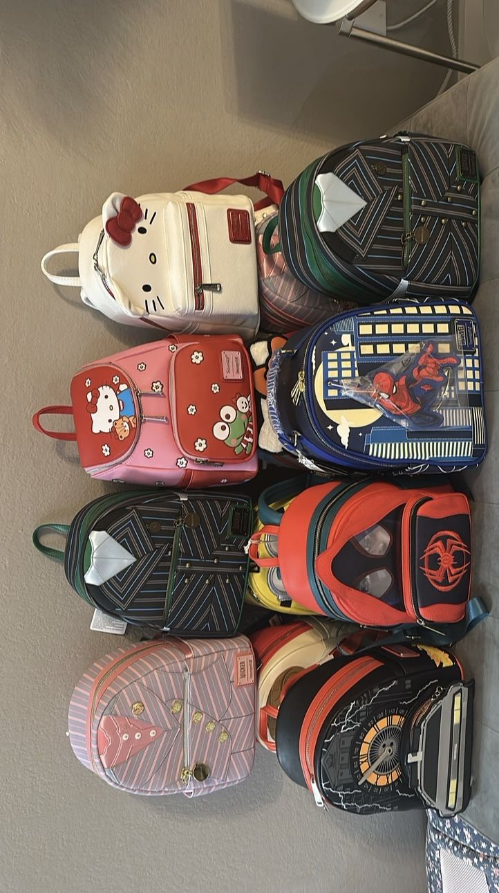 5 Loungefly + Toothless Loungefly Wallet NWT EPIC UNIVERSAL