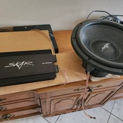 15 Inch Subwoofer and Amp
