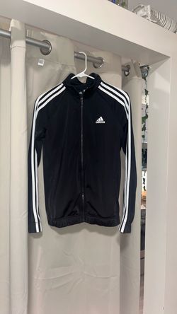 Women’s Adidas track three stripe zip up jacket size small