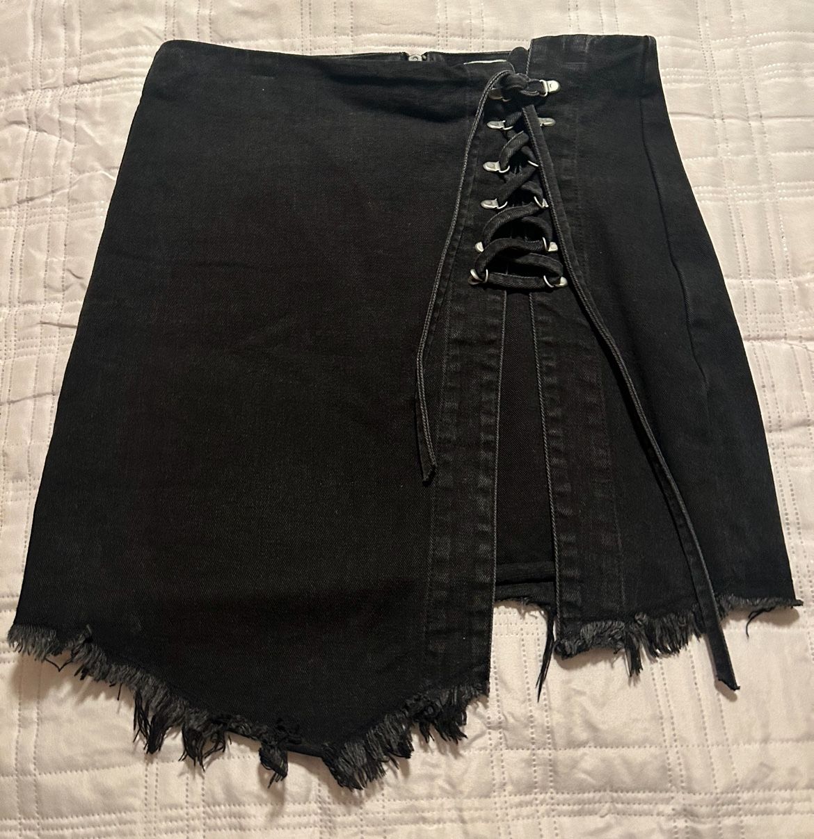 Cotton On Black Corset Detail Skirt