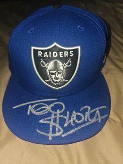Rare Blue Raiders hat size 7 1/2 excellent condition signed by Too Short