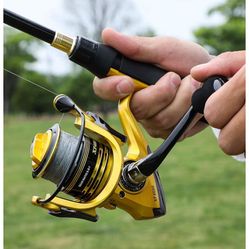 Fishing Reels,13+1BB Light Weight and Ultra Smooth Powerful Spinning Reels for Saltwater and Freshwater Fishing