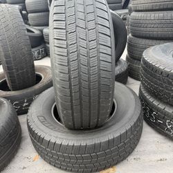 Used pair Michelin 245/70/16 Defender LTX M/S tires 