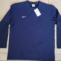 Mens Nike Dri-Fit Pullover Medium Dark Blue NWT