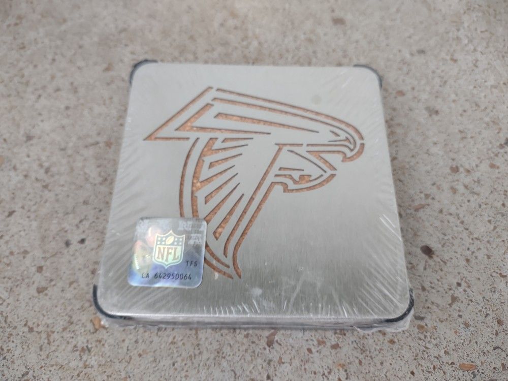 NFL Atlanta Falcons Steel Boaster Coasters Set Of 4