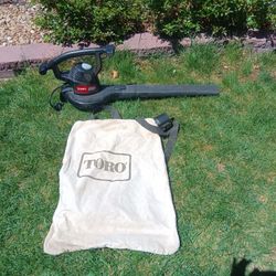 Toro Rake And Vacuum Vac Blower 120 Volts 60hz W Bag
