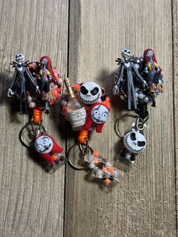 Nightmare Before Christmas Badge Reel Set