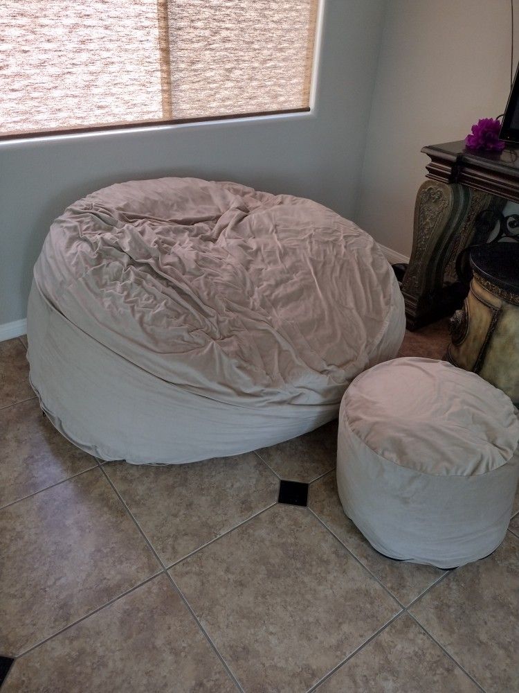 Bean Bag Chair With Foot Rest