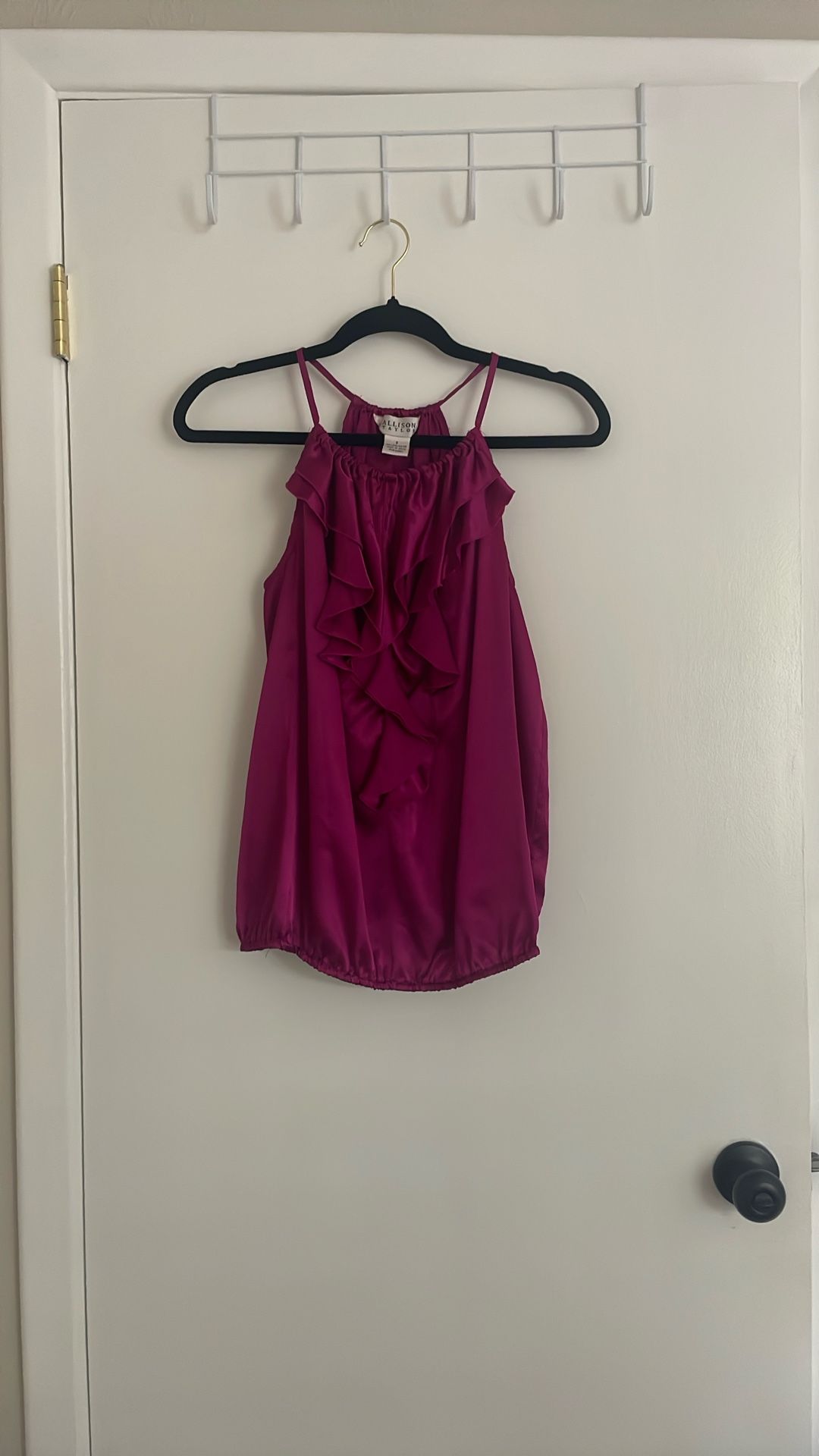 Sleeveless Pink Top, Size Small