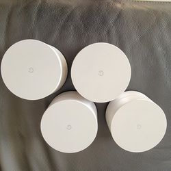 4 GOOGLE ROUTERS / MESH ACCESS PTS