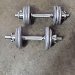 Weights Dumbbells 15lbs Each