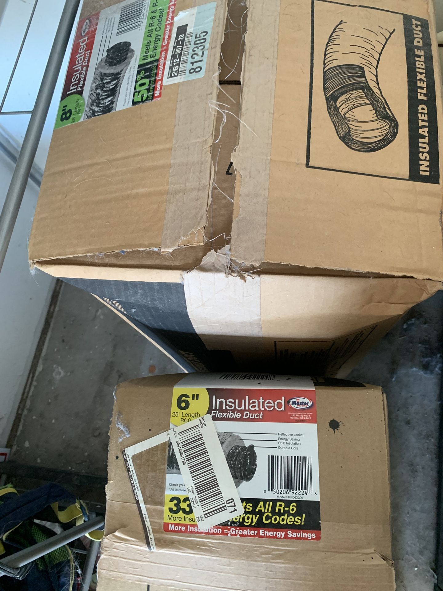 Insulated Flexible Duct Work