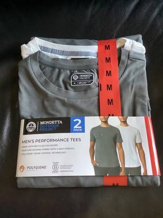 Mondetta Men's Performance Tee, 2-pack