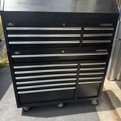 Husky 52” 18 Drawer + Hutch