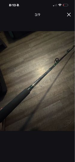 Rainshadow 7’ conventional custom fishing rod. 20-50 graphite rod.