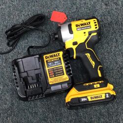Dewalt 20v XR Brushless Drill 2 Ah Battery & Charger 💵  💳  💵  Cash and Card Accepted