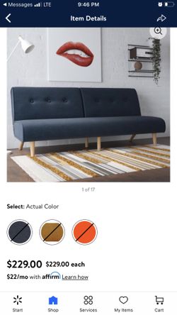 Convertible futon