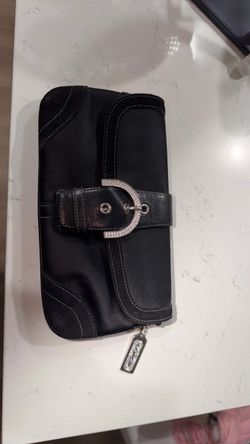 Coach mini soho satin purse