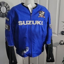  Men Suzuki Motorcycle Jacket 