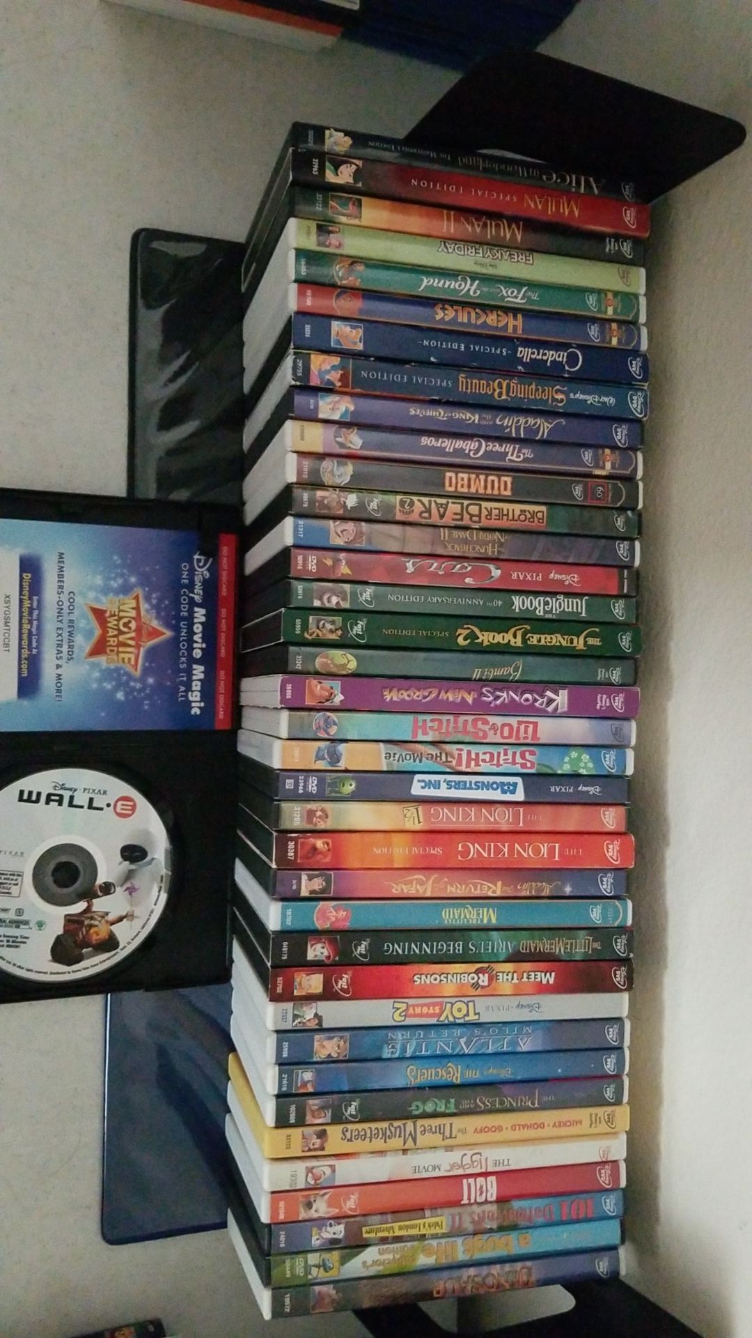 Disney dvd animated movie lot