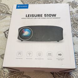 Projector With Screen And Stand 