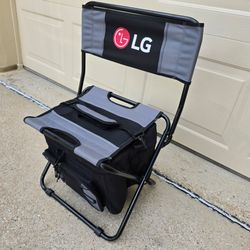LG Folding Camping Chair With Cooler