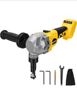 Cordless Metal Nibbler Compatible with DeWalt 20V Battery, 16-Gauge, 2000 SPM Variable Speed Brushless Motor, Ergonomic Handle, 2 Blades (1 Spare), fo