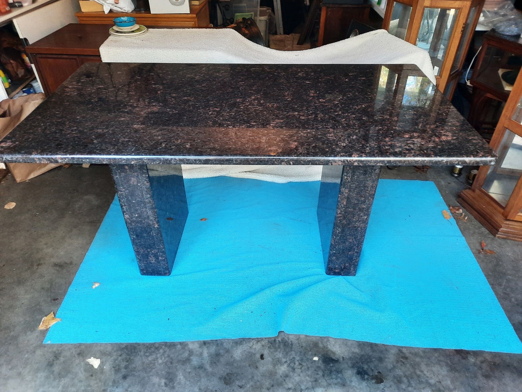 Granite Dining Table- Like New Condition