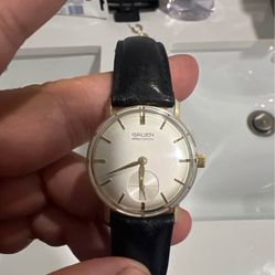 14k Solid Gruen Precision Men’s Watch 