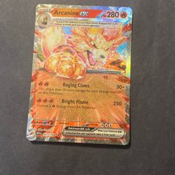 Arcanine Raging Claws Bright Flame Holo #280
